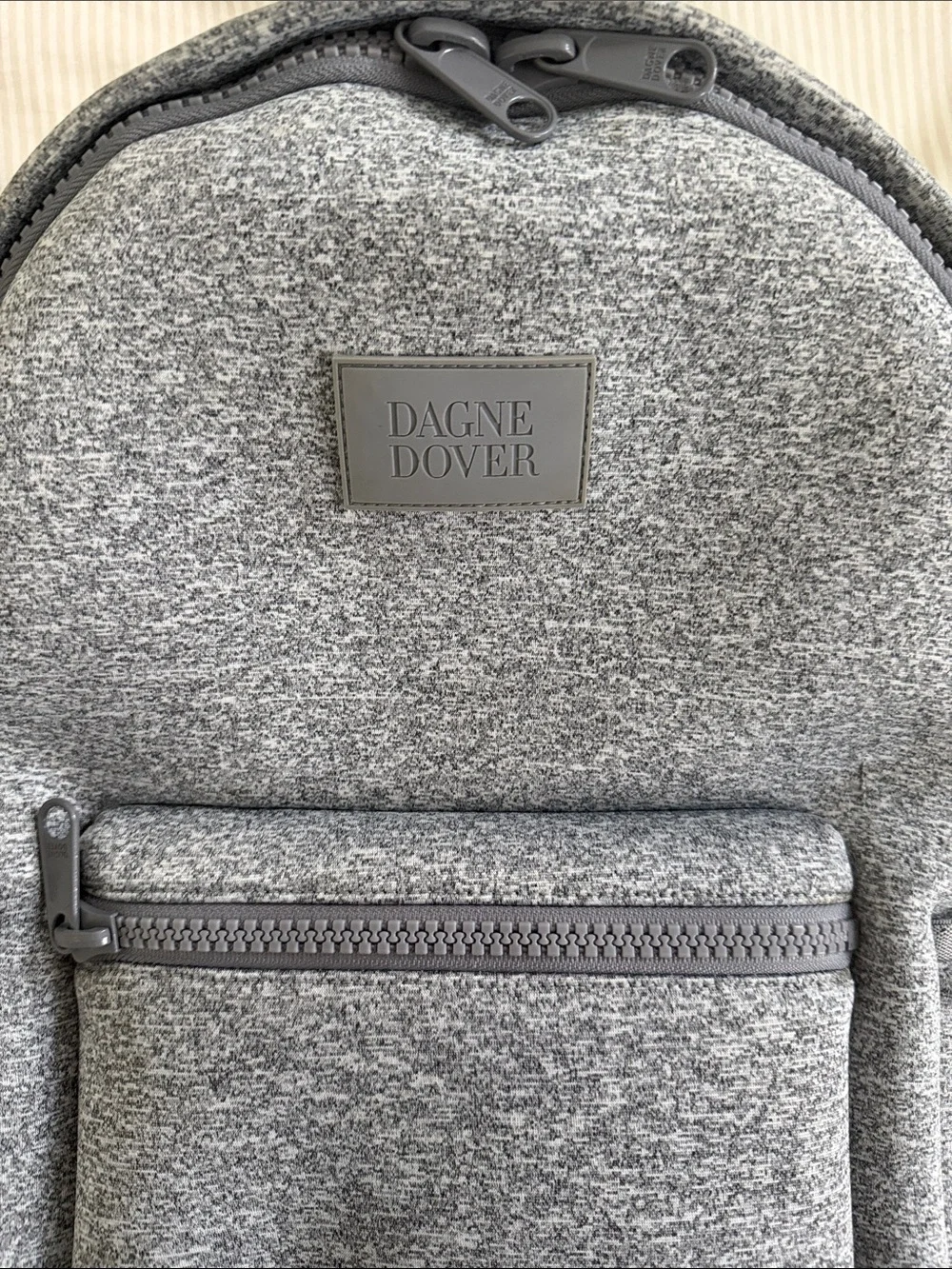 Dagne Dover Dakota Heather Gray Compact Backpack